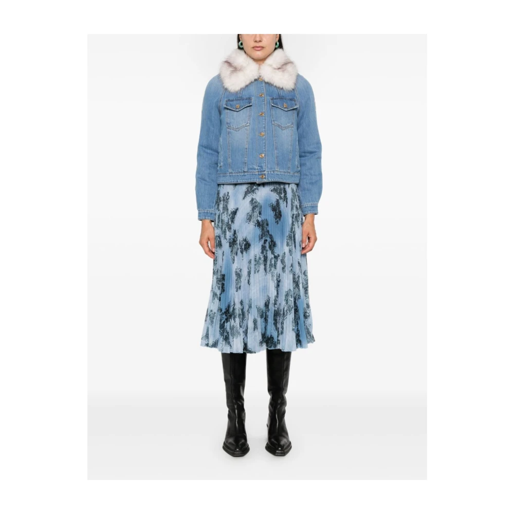 Ermanno Scervino Patch Jas Blue Dames