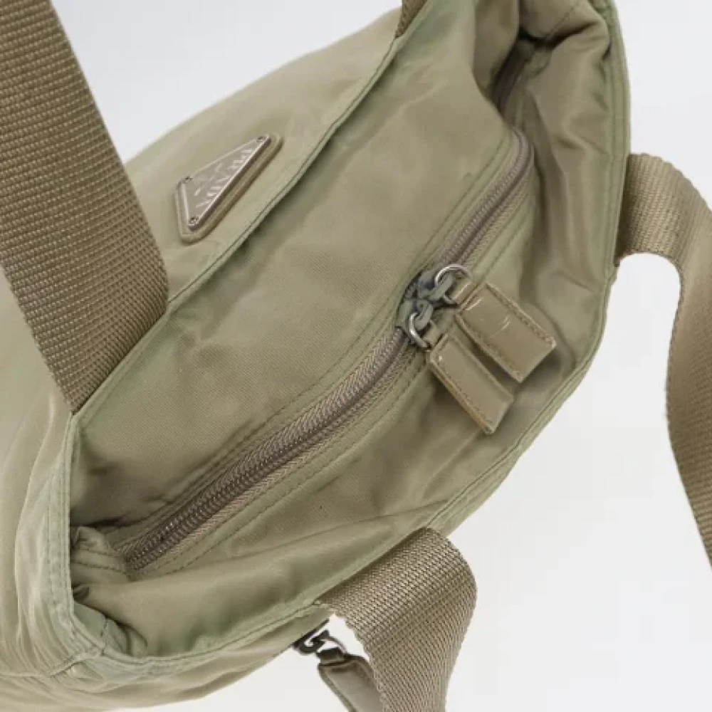 Prada Vintage Pre-owned Nylon totes Beige Dames