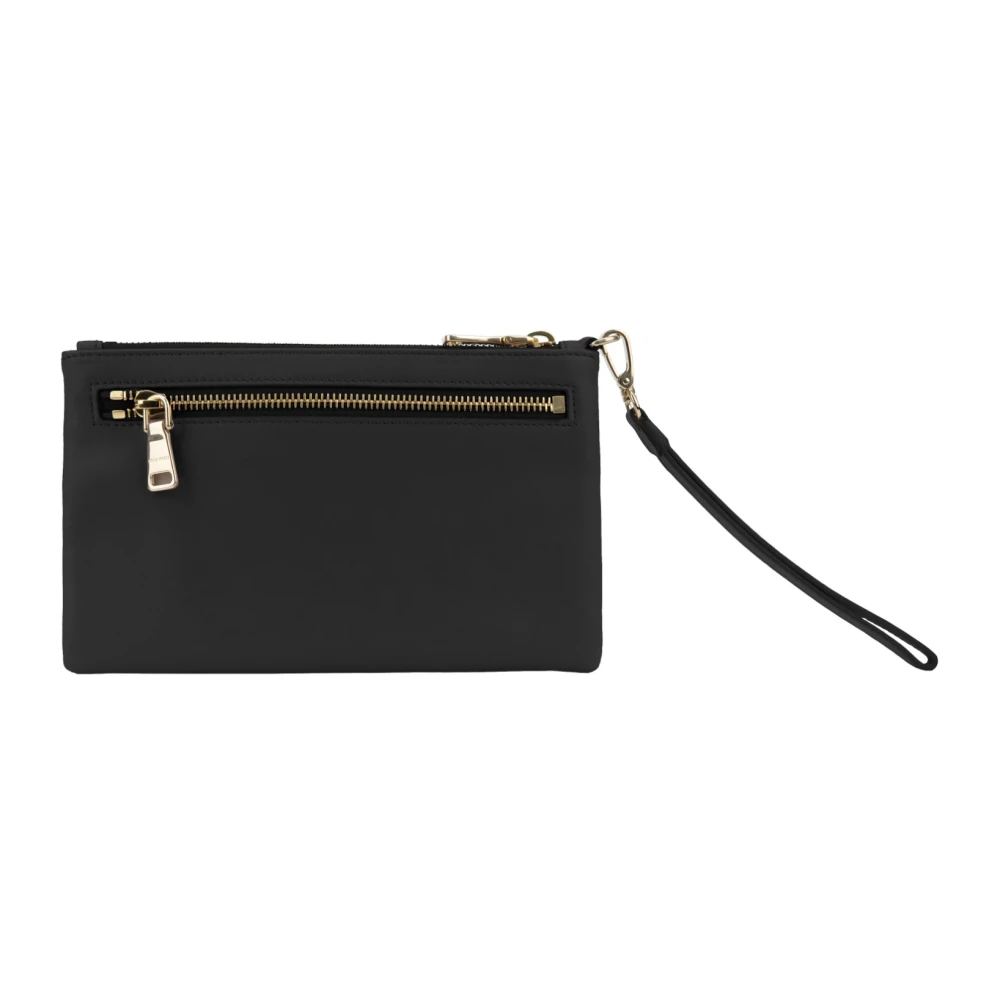 Miu Leren handtas met ritssluiting Black Dames