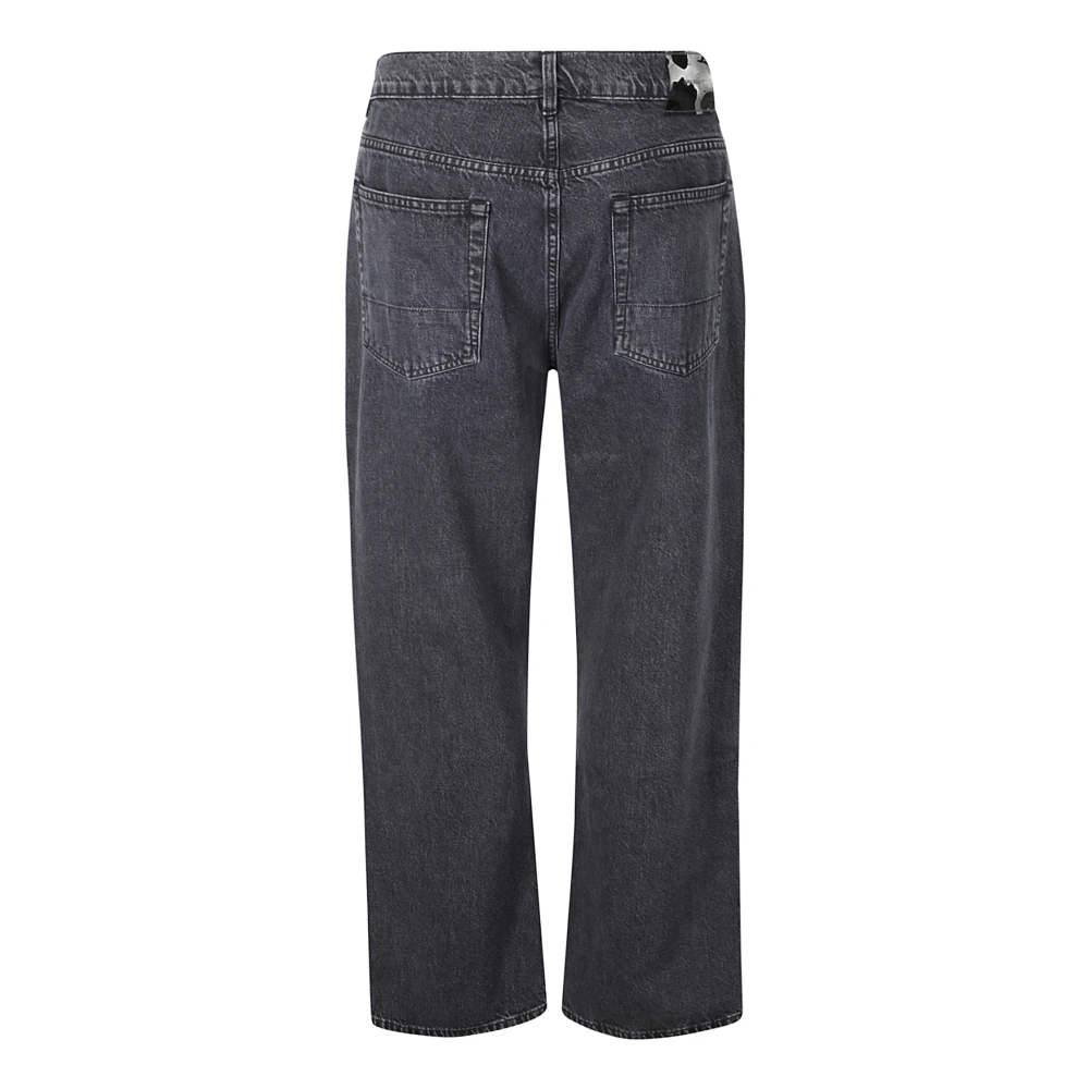 Our Legacy Straight Katoen Vijf-Pocket Jeans Gray Heren
