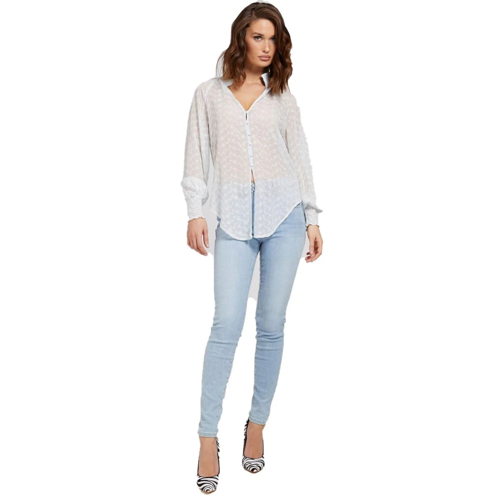Guess Skinny Jeans Blue Dames