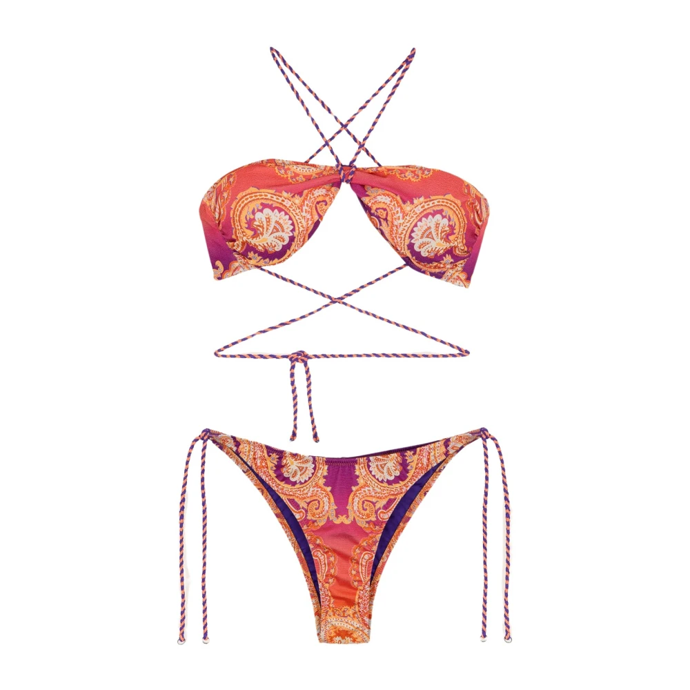 F**k Bikini Fascia EN Amerikaanse Zonsopgang Multicolor Dames