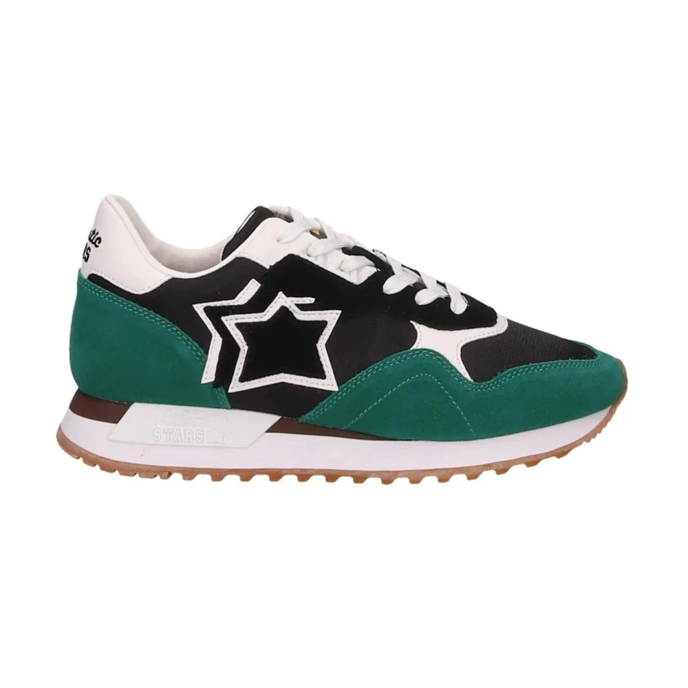 Atlantic Stars Heren Leren en Stoffen Sneakers Heren Schoenen Veelkleurig Multicolor