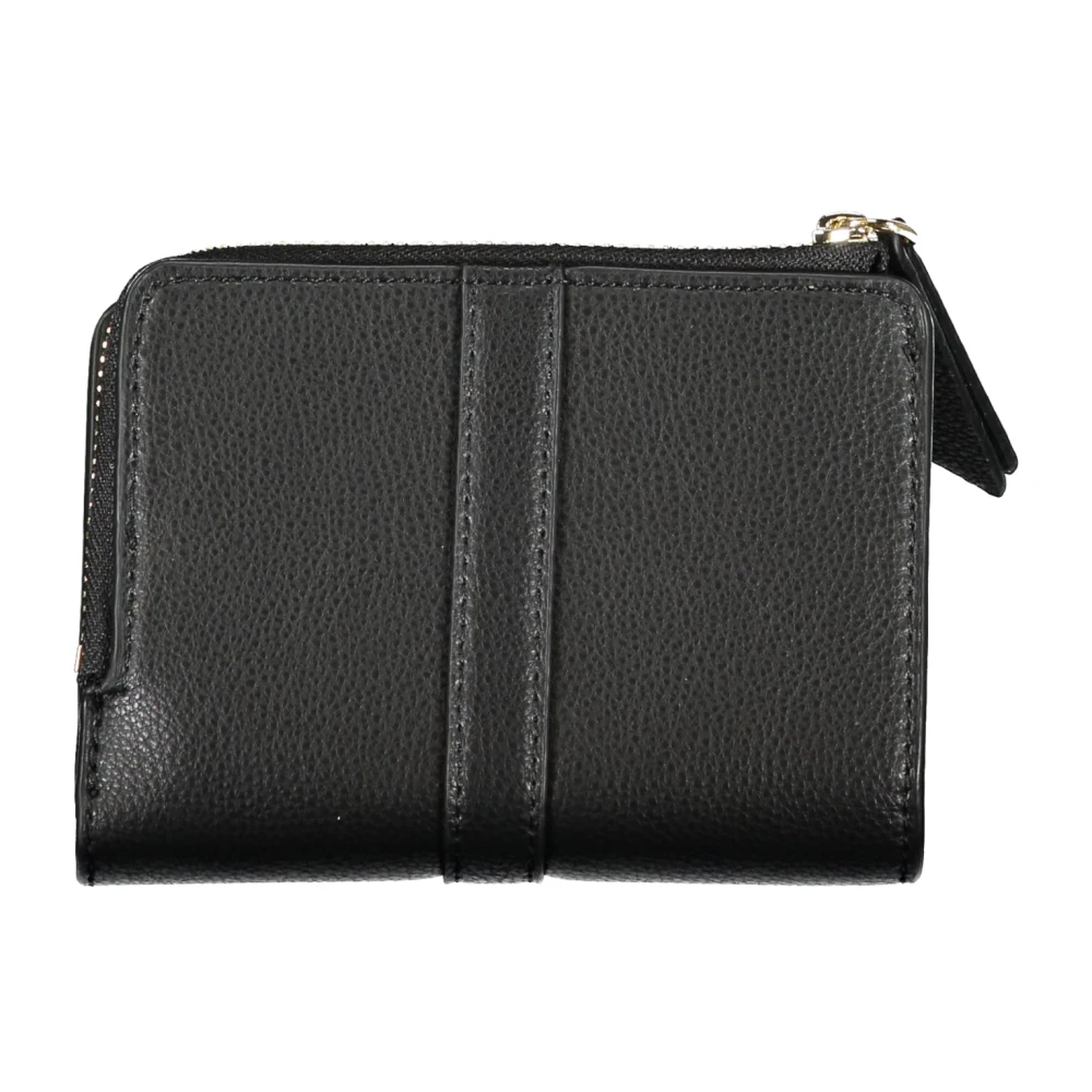 Tommy Hilfiger Damesportemonnee Zwart Contrastdetails Rits Black Dames
