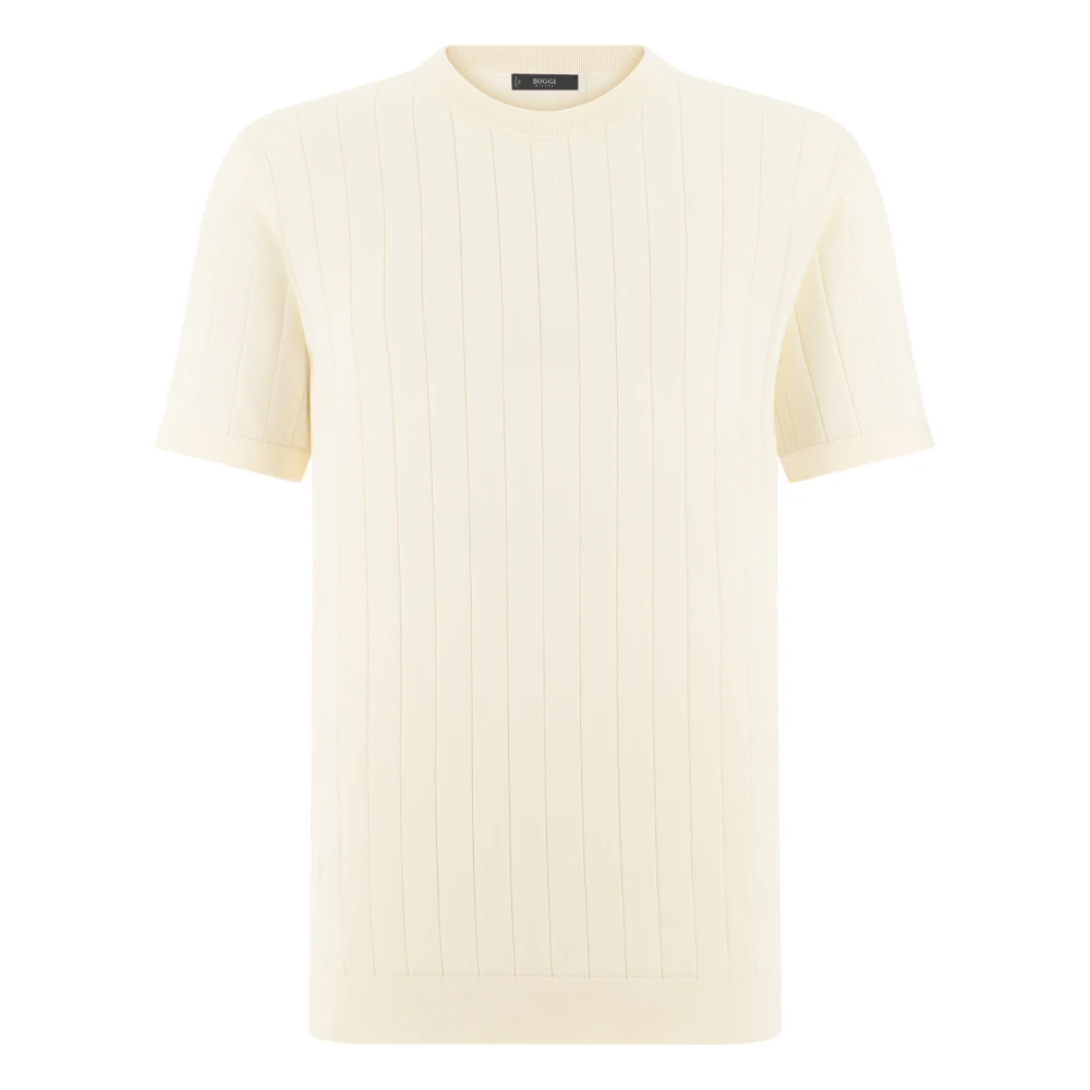 Boggi Milano Homme Beige Pulls, Taille: 2XL T-Shirt Tricoté
