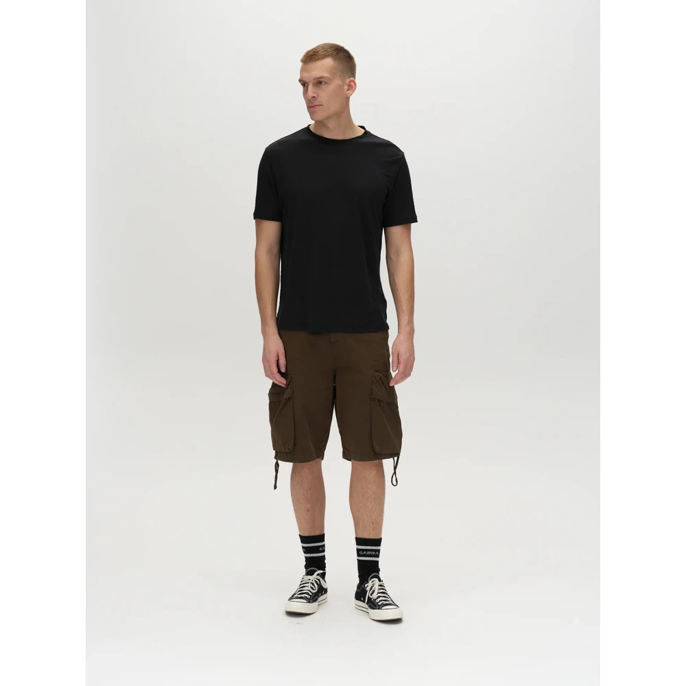 Gabba Khaki Cargo Shorts met Koordzoom Green Heren