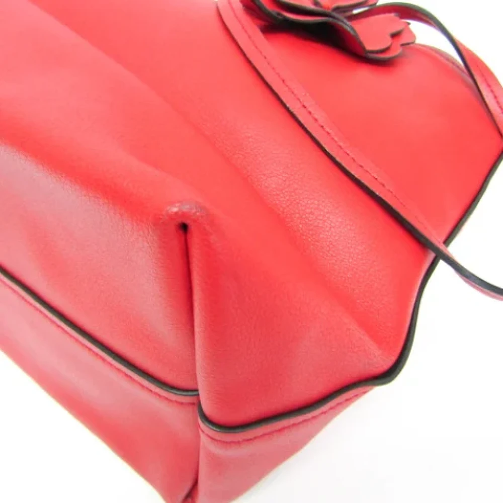 Miu Pre-owned Leather shoulder-bags Red Dames