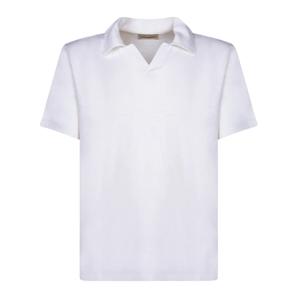 Officine Générale Polo Shirts White Heren