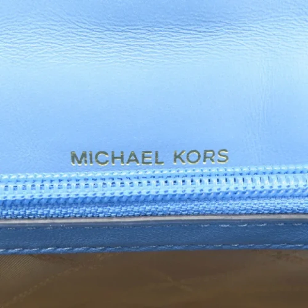 Michael Kors Pre-owned Fabric shoulder-bags Blue Dames