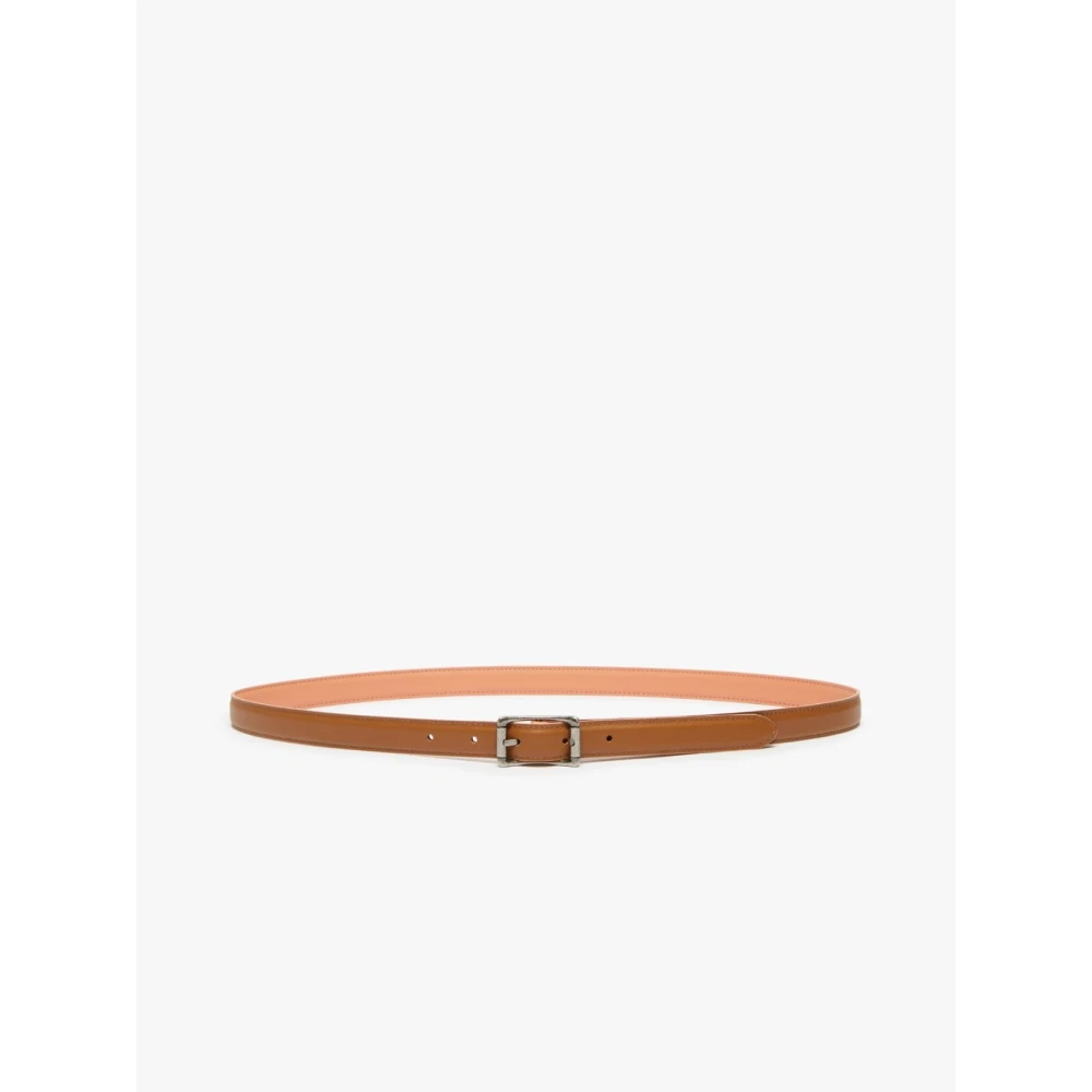 Max Mara Weekend Elegante Leren Riem met Omkeerbaar Ontwerp Pink Dames