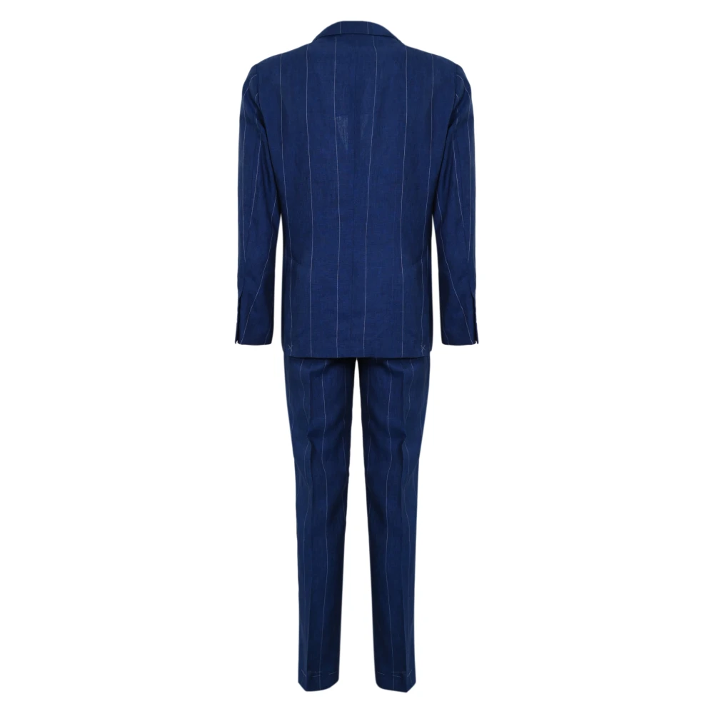 BRUNELLO CUCINELLI Single Breasted Suits Blue Heren
