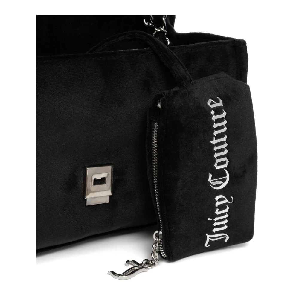 Juicy Couture Stijlvolle Iris Schoudertas met Sluiting Black Dames