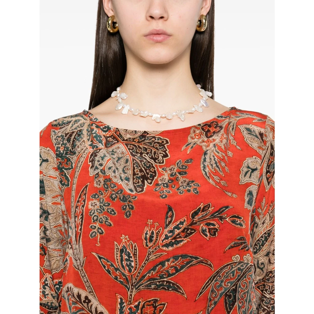 Pierre-Louis Mascia Bloemenprint boothals jurk Multicolor Dames