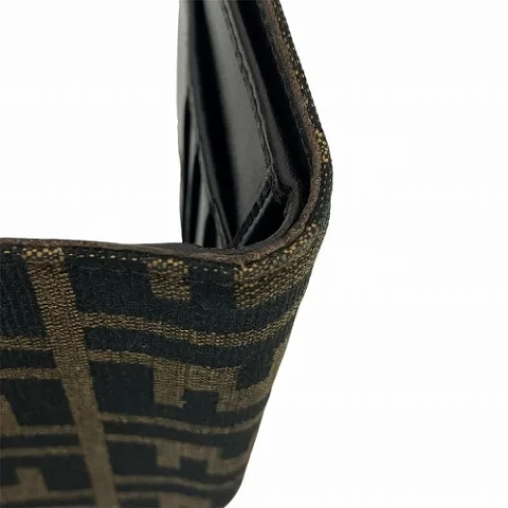 Fendi Vintage Pre-owned Canvas wallets Brown Dames