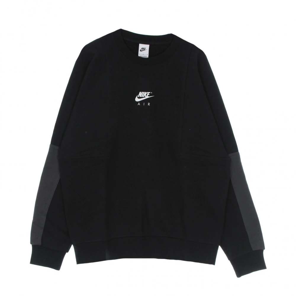 Nike Air BB Fleece Crewneck Sweatshirt Black Heren