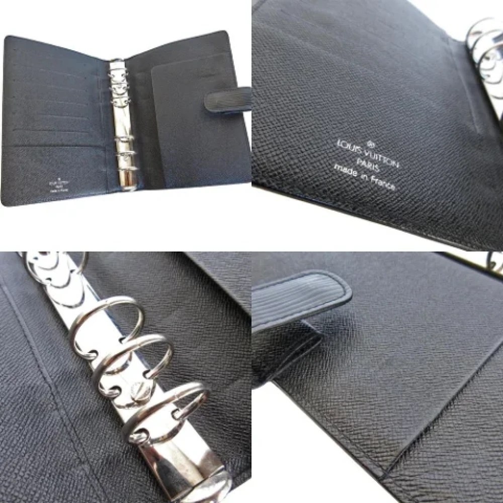 Louis Vuitton Vintage Pre-owned Leather home-office Black Heren