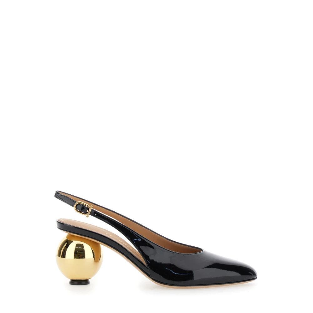 Ferragamo Mujer Negro - Tessie Slingback Pump - Shoes - 37 1/2 Eu