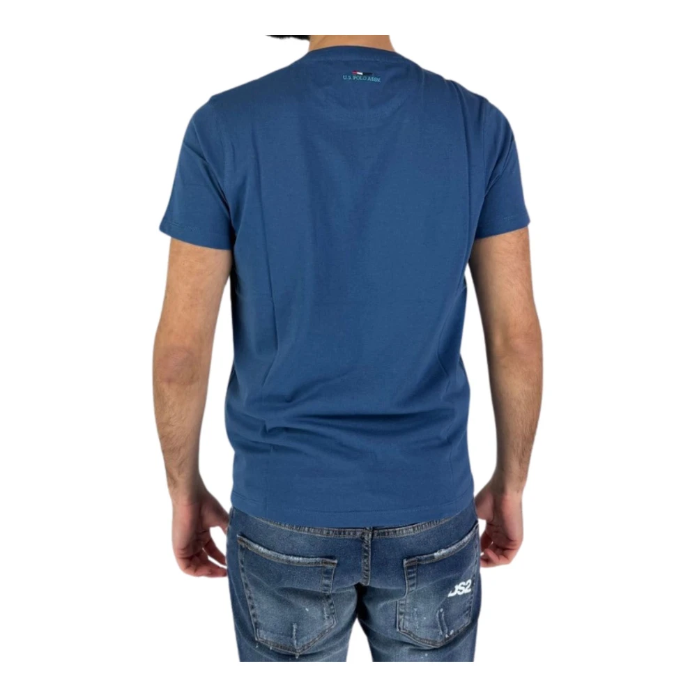 U.s. Polo Assn. Casual Katoenen T-Shirt Blue Heren