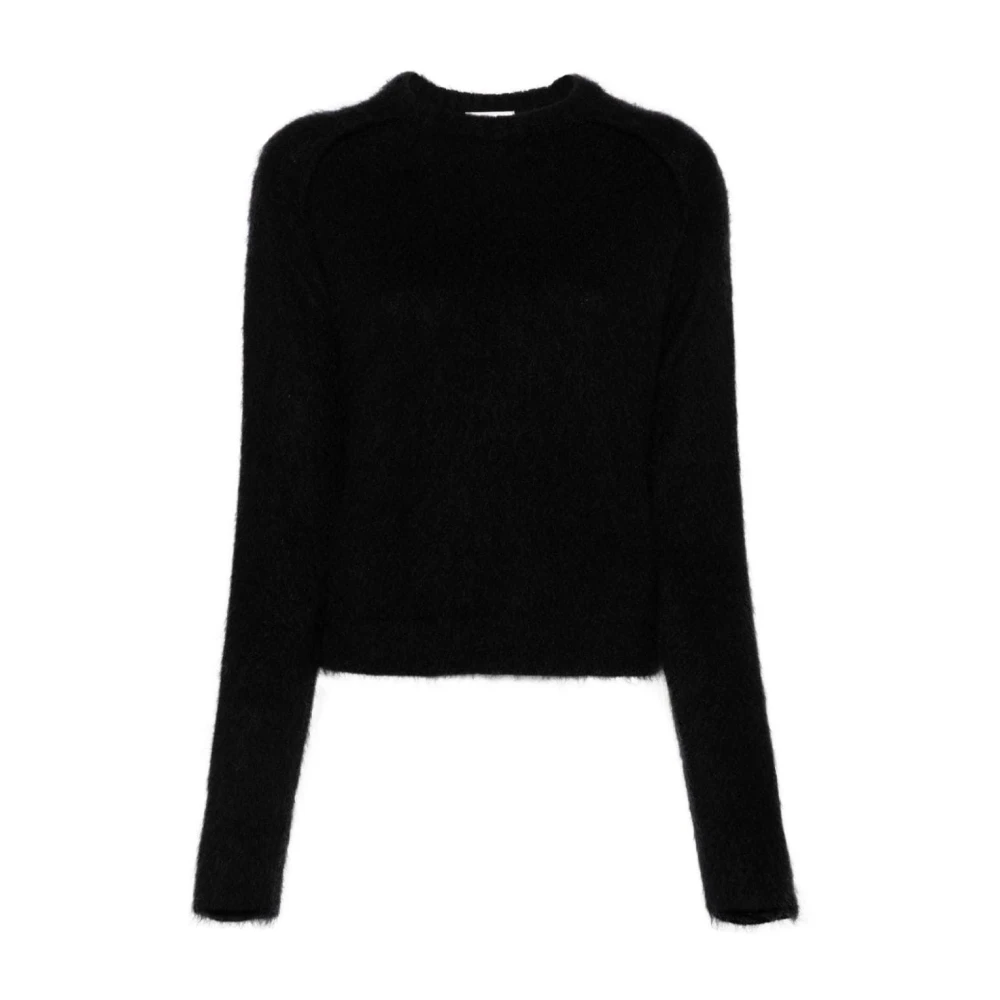 Jil Sander Varm Stickad Tröja Black, Dam