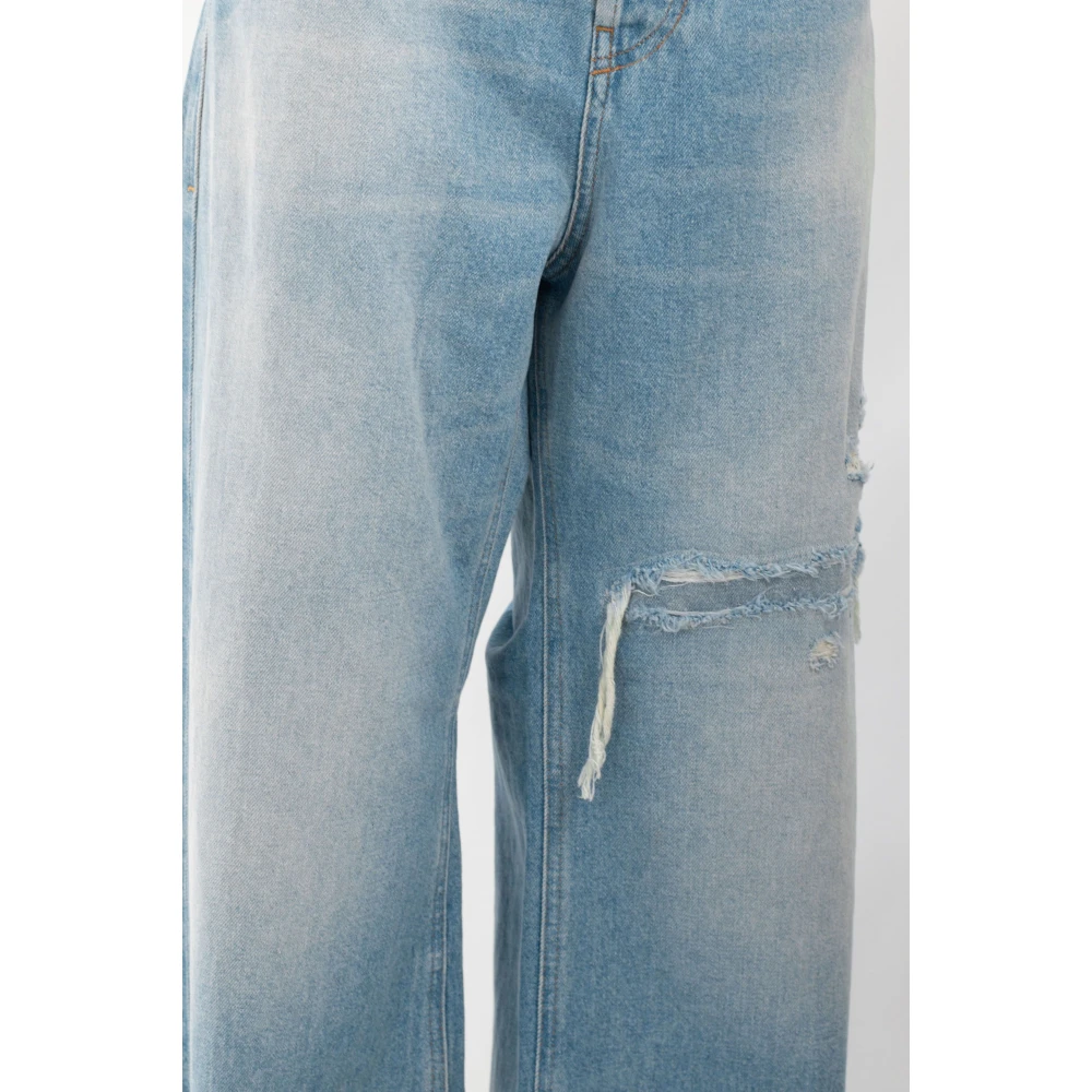 Diesel Vintage Ripped Knee Jeans Blue Dames