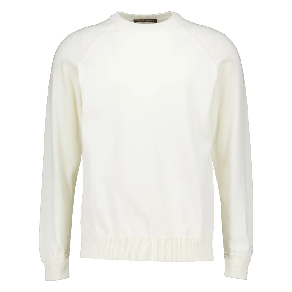 Filippo De Laurentiis Beige Sweatshirts, Male, 2XL, G.collo Ml Raglan