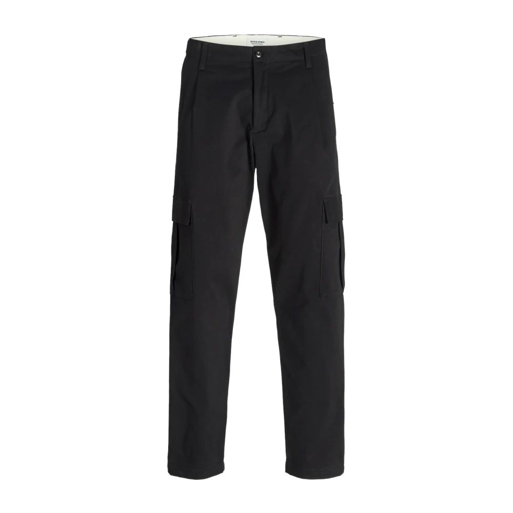 Jack & jones Tapered Cargo Broek Black Heren