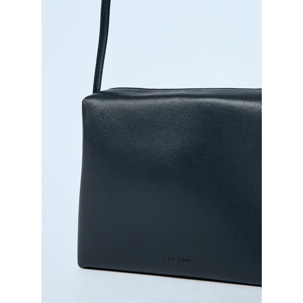 The Row Gladleren Crossbodytas Italië Black Dames