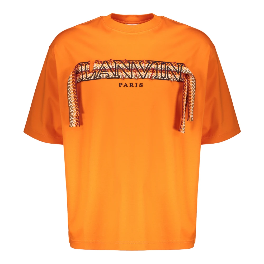 Lanvin - Tops > T-Shirts - Orange - Lanvin - Modalova