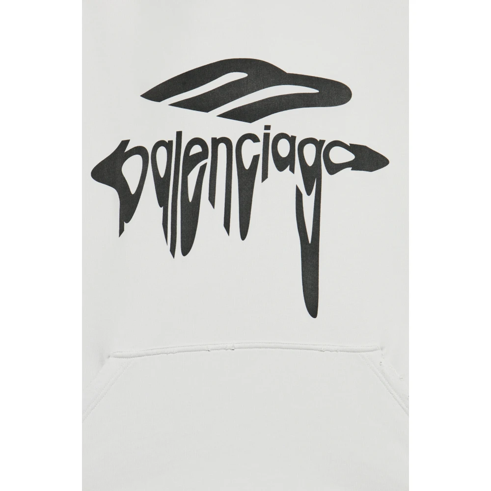 Balenciaga Bedrukte Sweatshirt Gray Heren