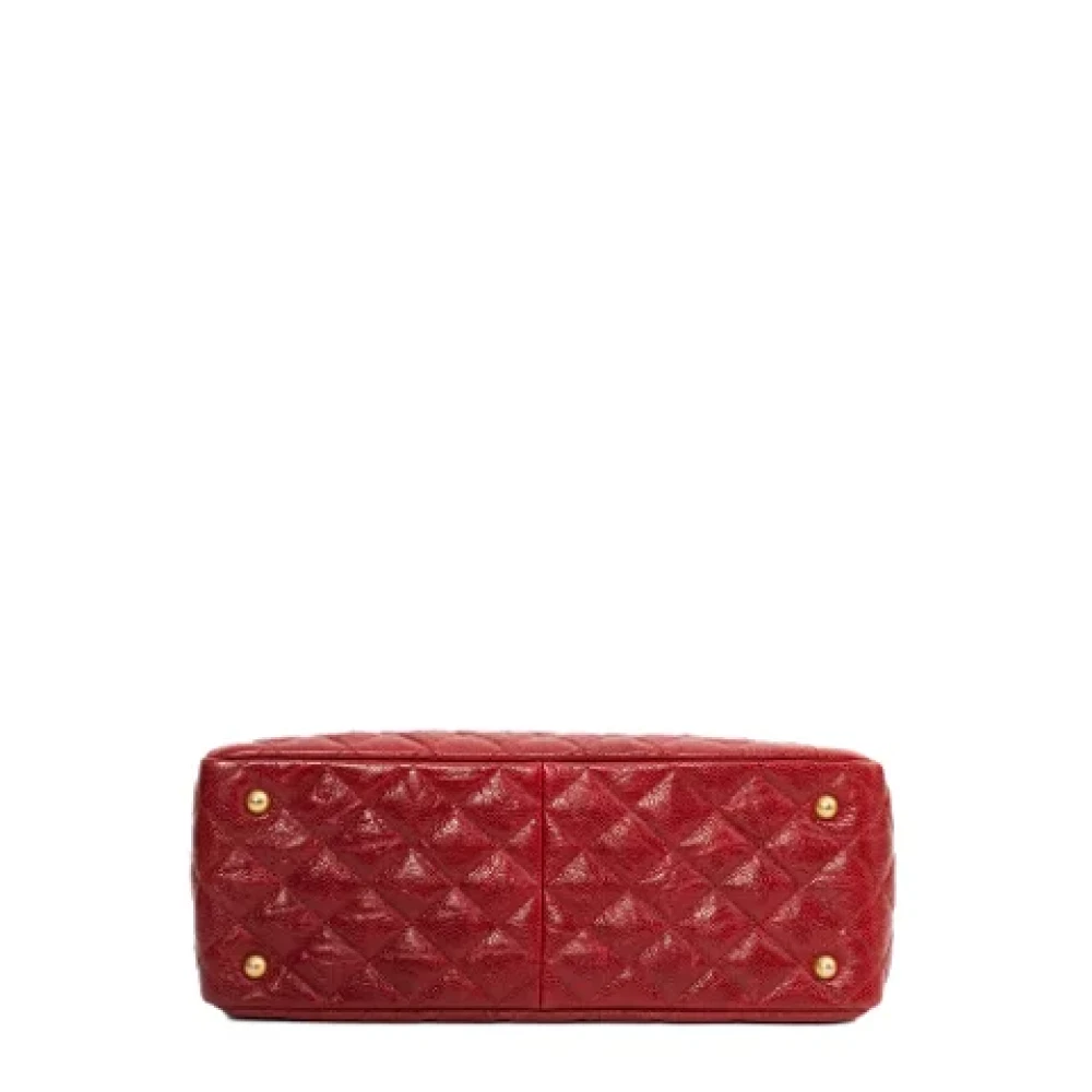 Chanel Vintage Pre-owned Leather chanel-bags Red Dames