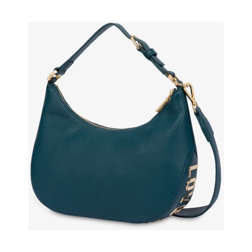 Love Moschino Maxi Logo Hobo Tas Green Dames