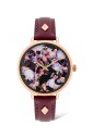 montre-en-cuir-rouge-a-quartz-cadran-multicolore
