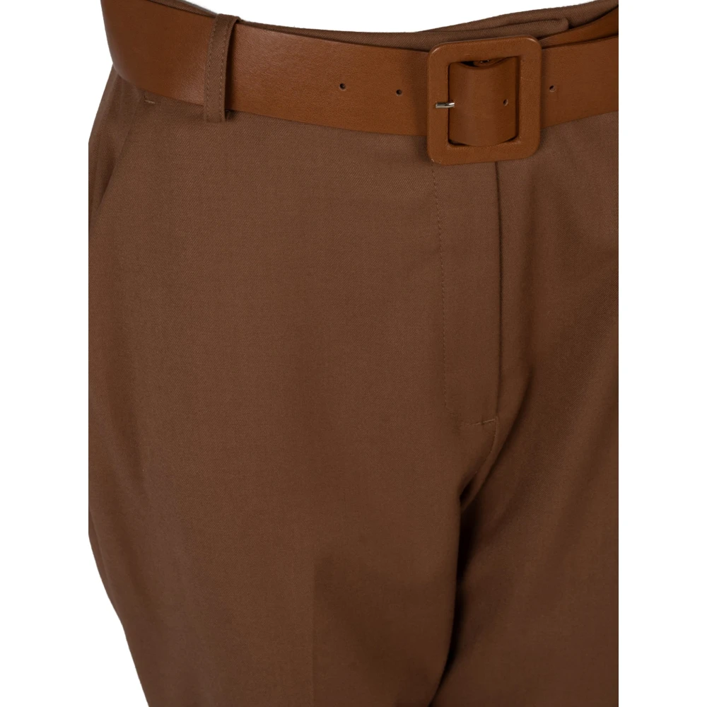 Liu Jo Slim Fit High Waist Broek Brown Dames