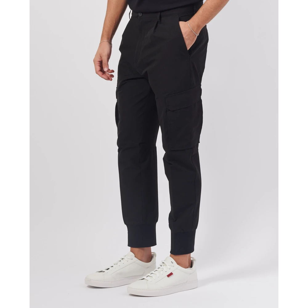 Hugo Boss Cargo Zwarte Broek Black Heren