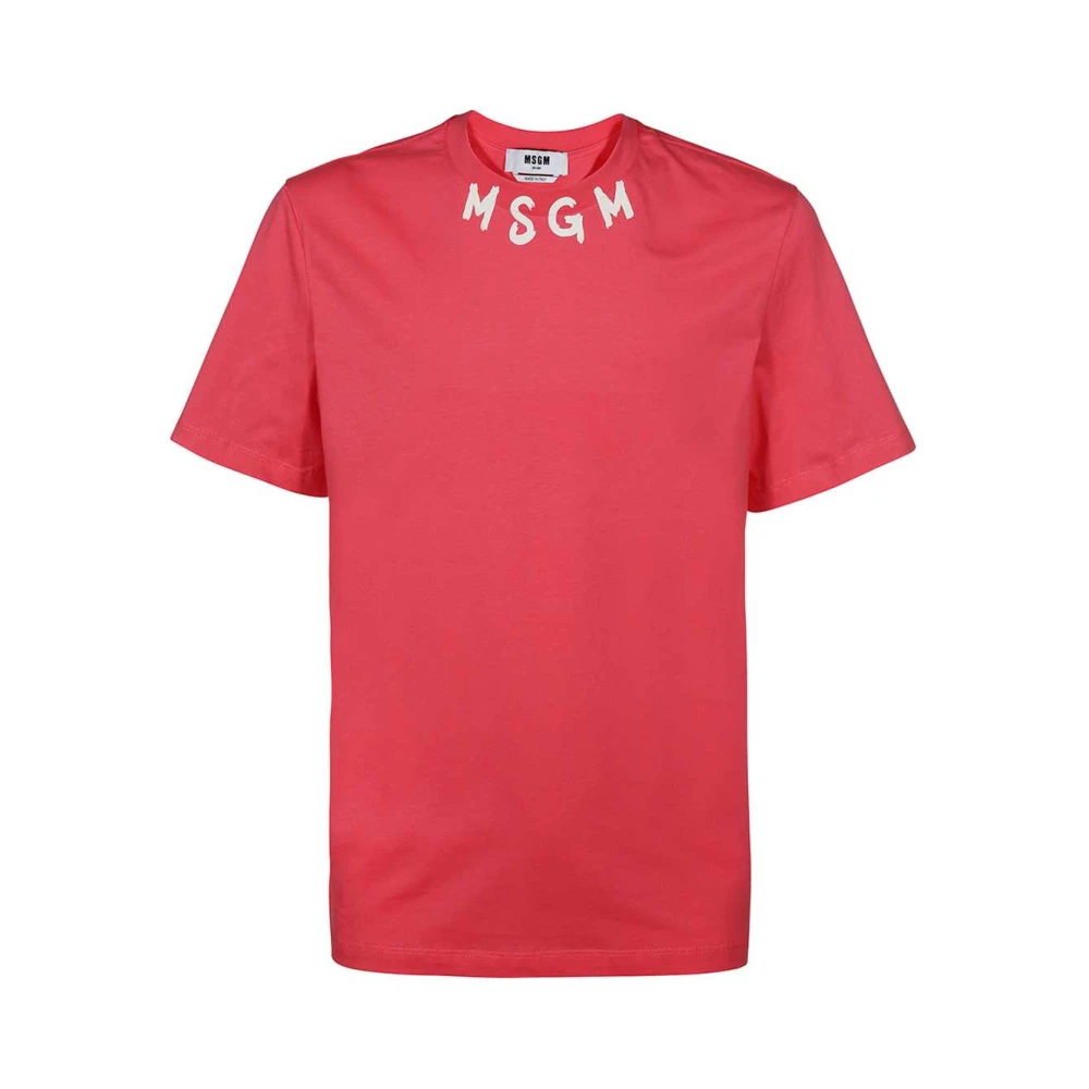 Msgm - Tops > T-Shirts - Pink - Msgm - Modalova