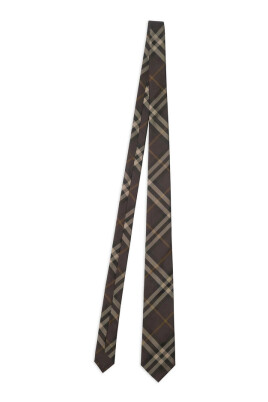 brown-check-silk-tie