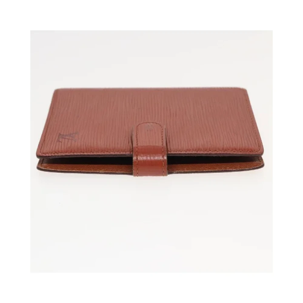 Louis Vuitton Vintage Pre-owned Leather home-office Brown Dames