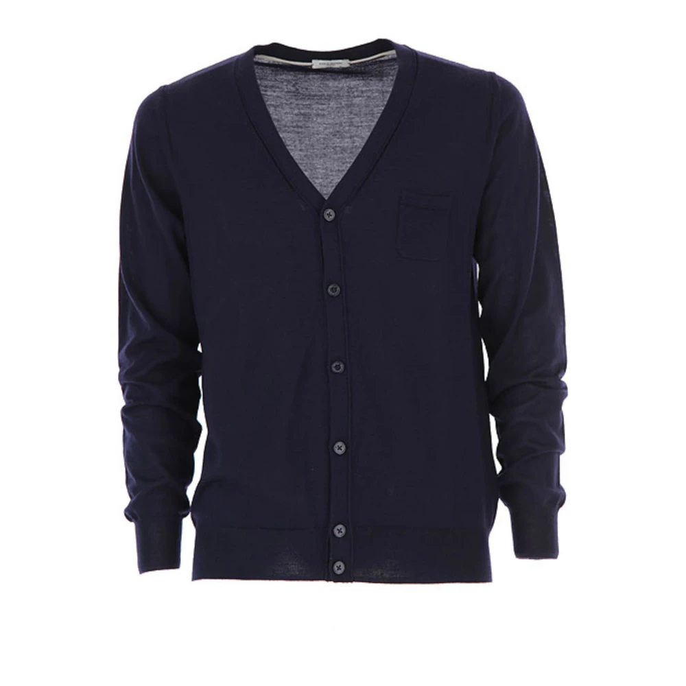Paolo Pecora Blauwe Sweaters voor Heren Blue Heren