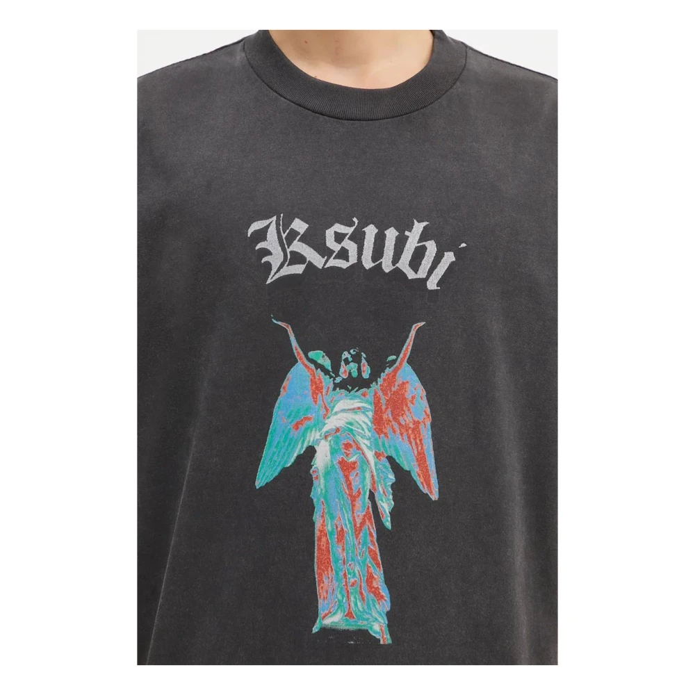 Ksubi Zwart T-shirt met logoprint Black Heren