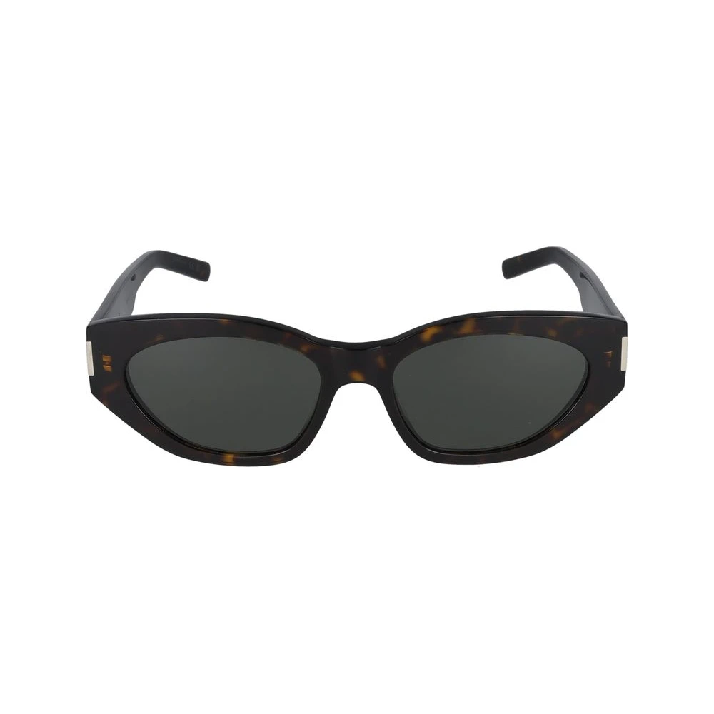 Saint Laurent Women's Brown Sunglasses, 55 Mm, Havana Grey Sunglasses Sl 638 002