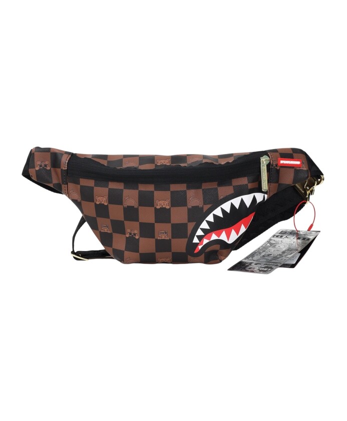 peeking-character-check-sac-banane-marron