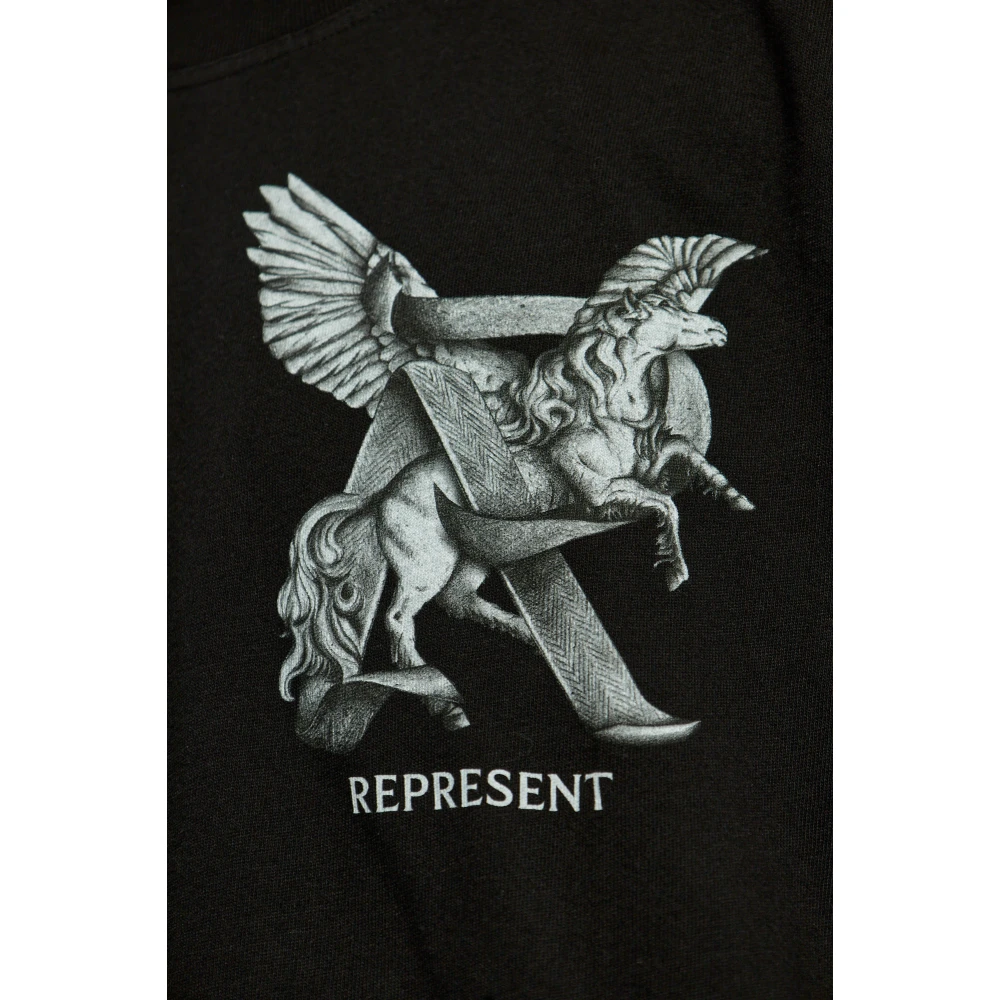 Represent T-shirt Elegance In Motion Black Heren