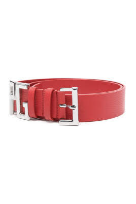 red-leather-belt-with-metal-letters