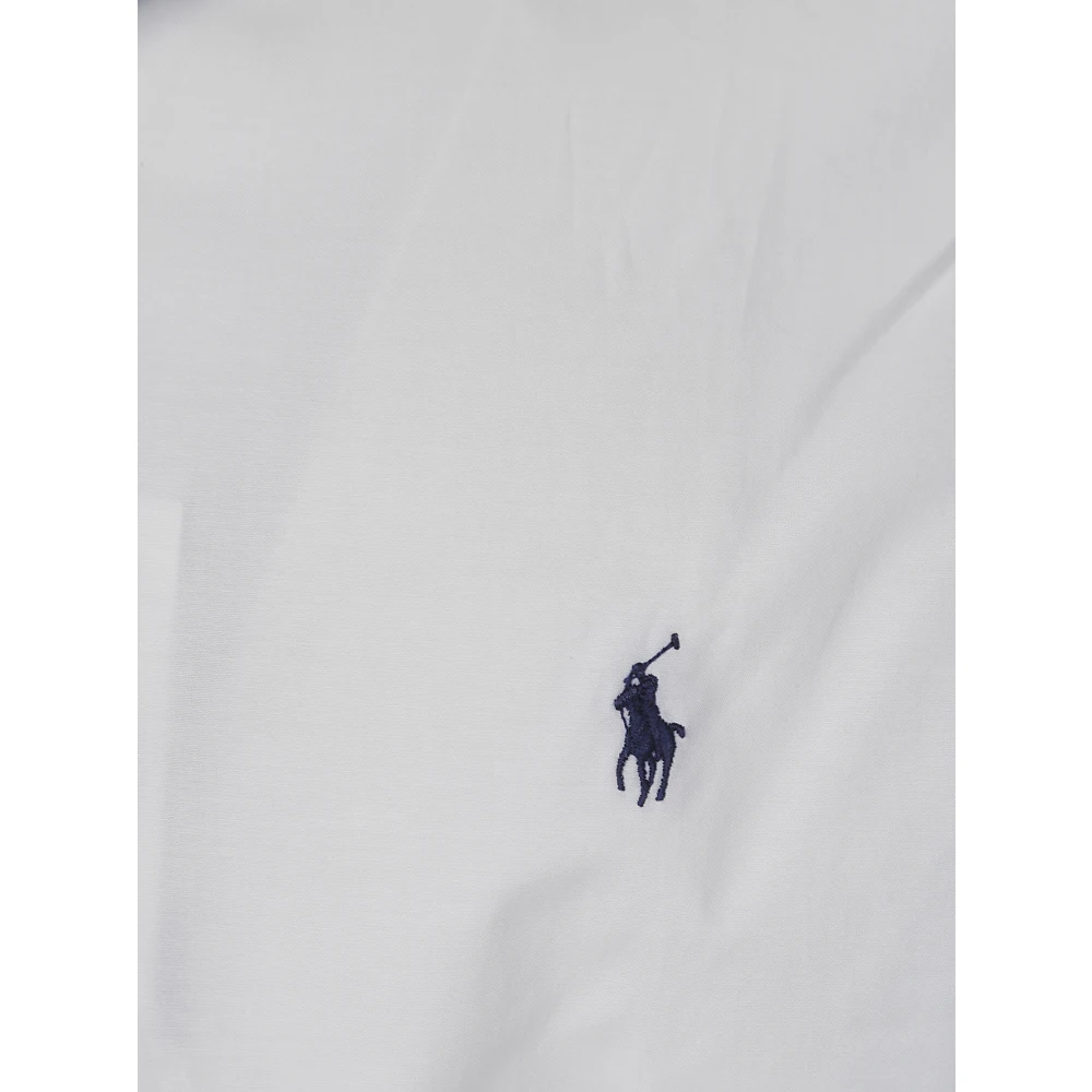 Polo Ralph Lauren Stretch Poplin Overhemd White Heren