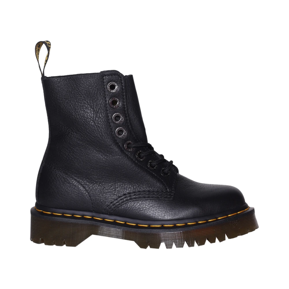 Dr. Martens Stövlar med snörning Black, Dam