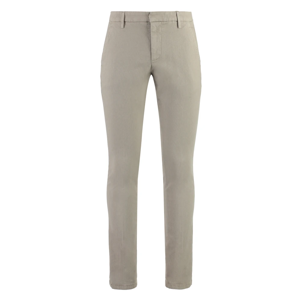 Dondup Katoenen Chino Broeken met Zakken Beige Heren