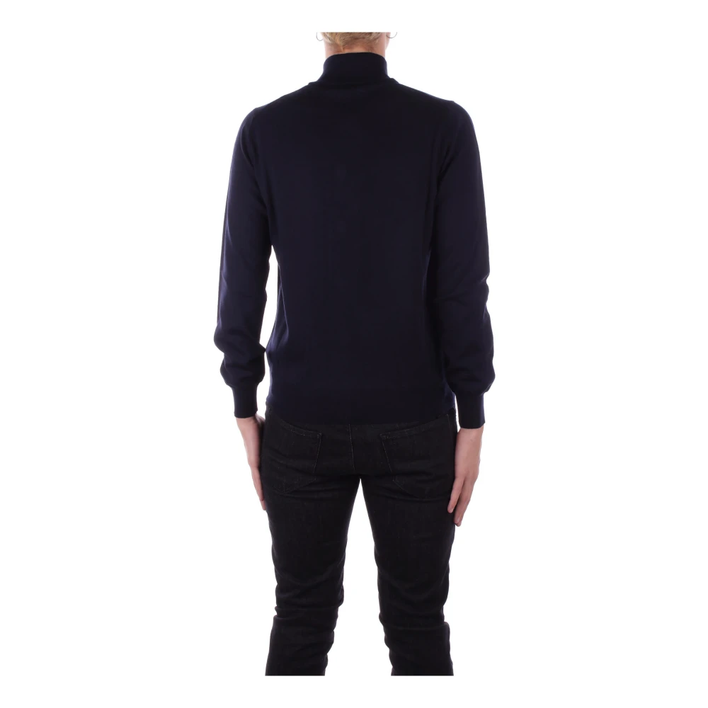 Alpha Studio Blauwe Cardigan Trui Blue Heren