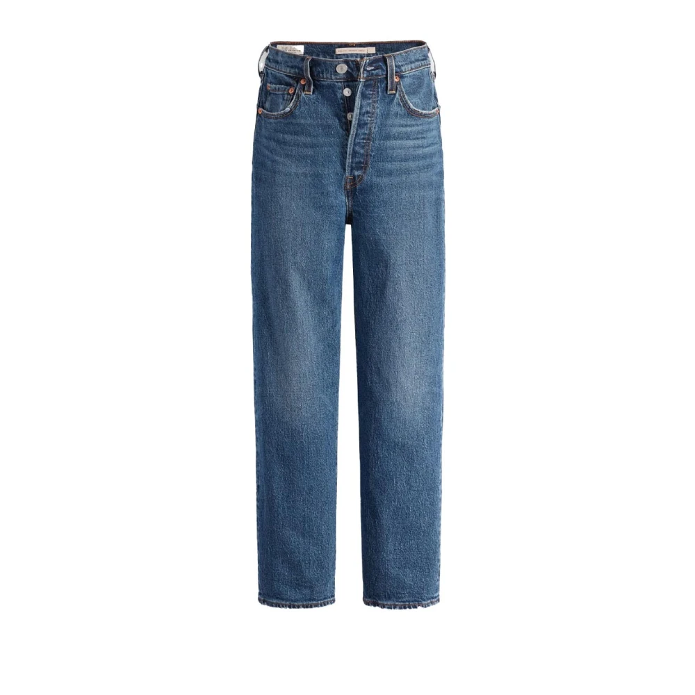 Levi's Women's Blue Ribcage Straight Ankle Jeans