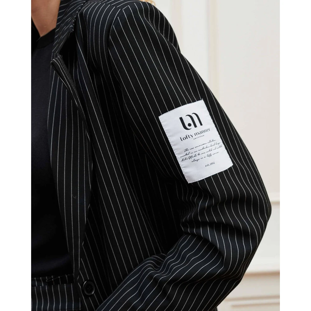 Lofty Manner Stijlvolle Liset Blazer Black Dames