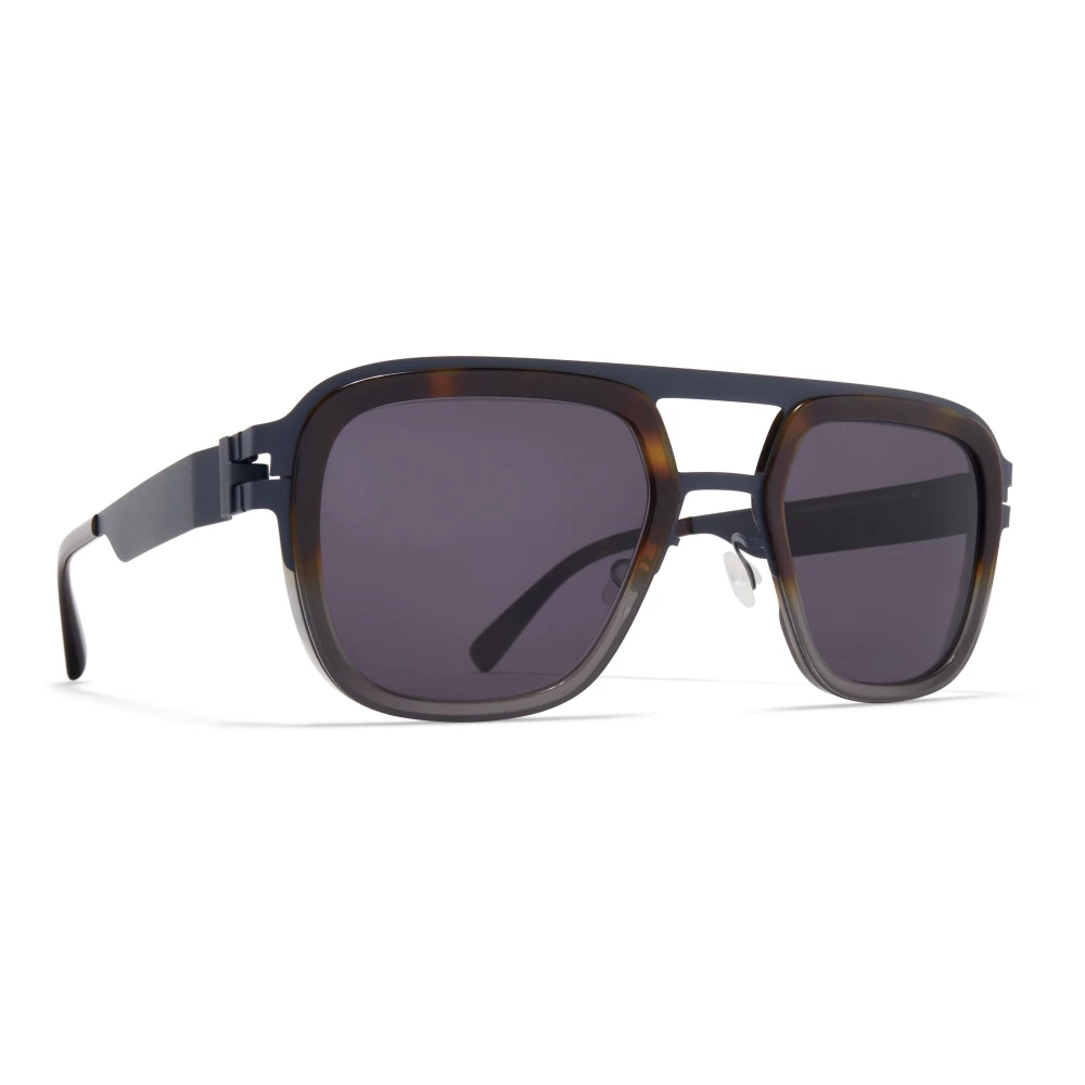 Mykita Black Sunglasses, Male, 54 Mm, Stainless Steel Sunglasses With Uv Protection